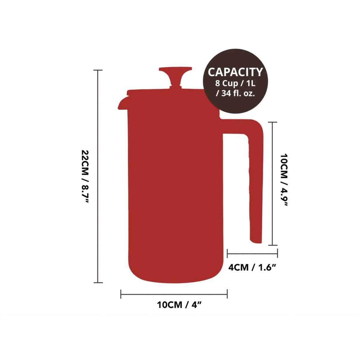 Stainless Steel Cafetière X377