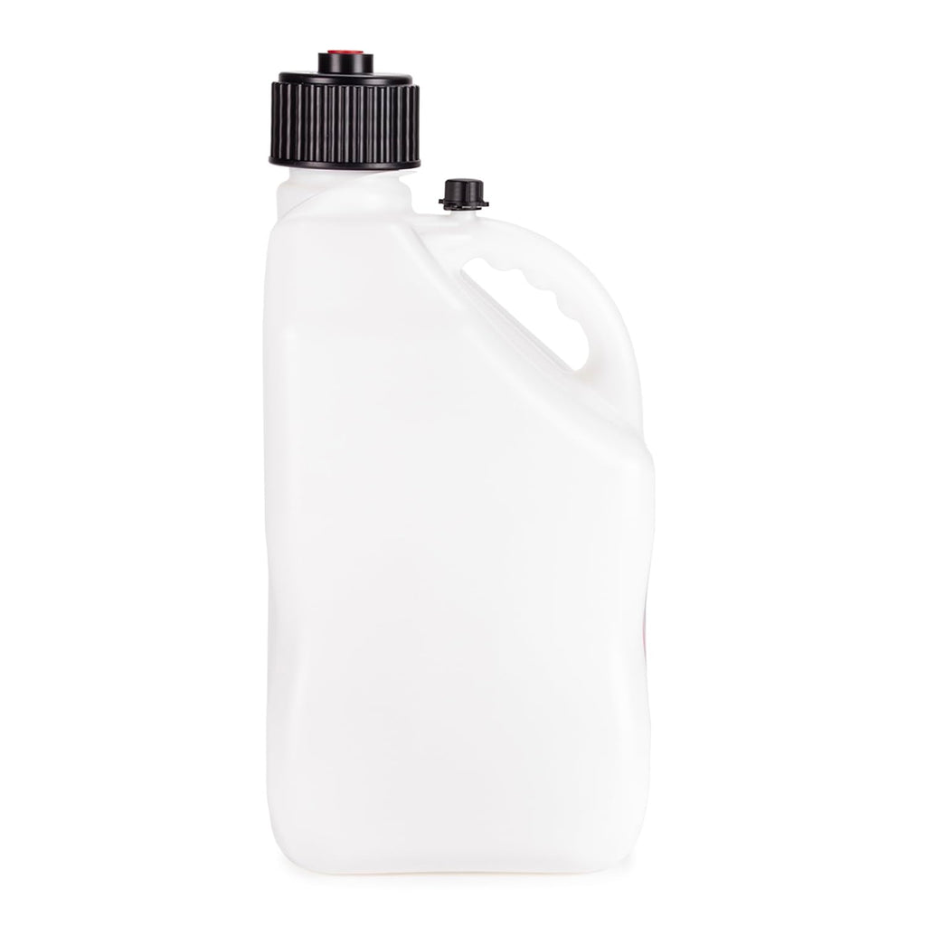 5.5-Gallon Square Motorsport Jug White 3 Pack with Hose Q135