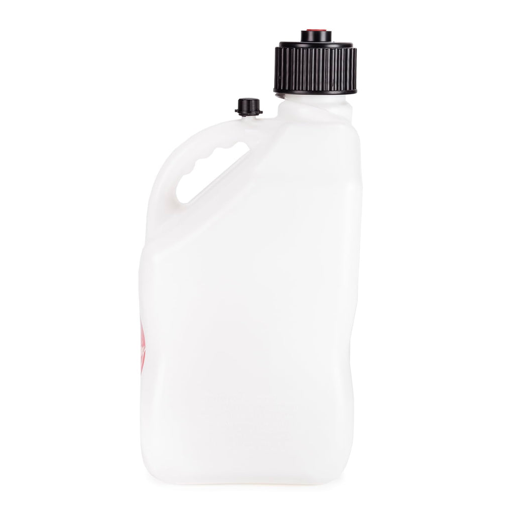 5.5-Gallon Square Motorsport Jug White 3 Pack with Hose Q135