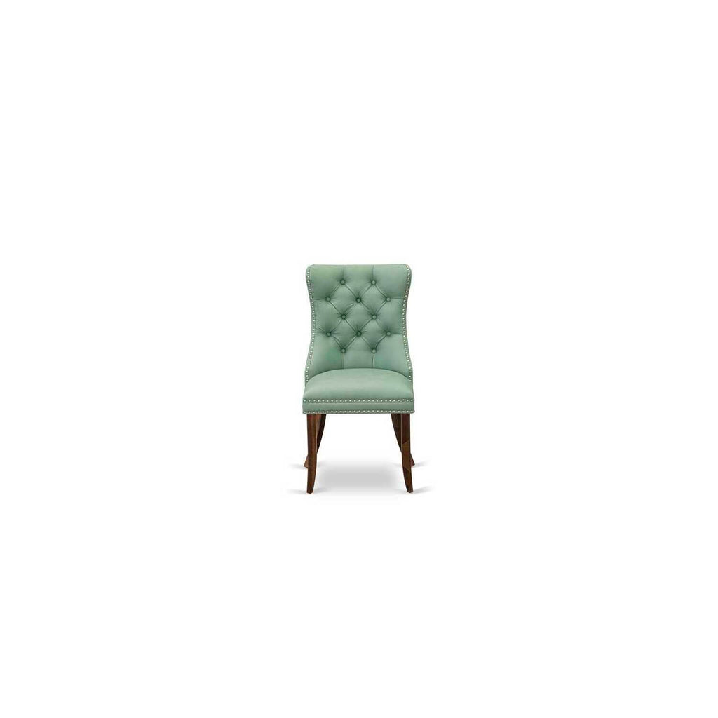 9 Piece Dining Room Set with Green Chairs M298