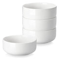 Ceramic Bowls Set of 4, 24 OZ White Y501611
