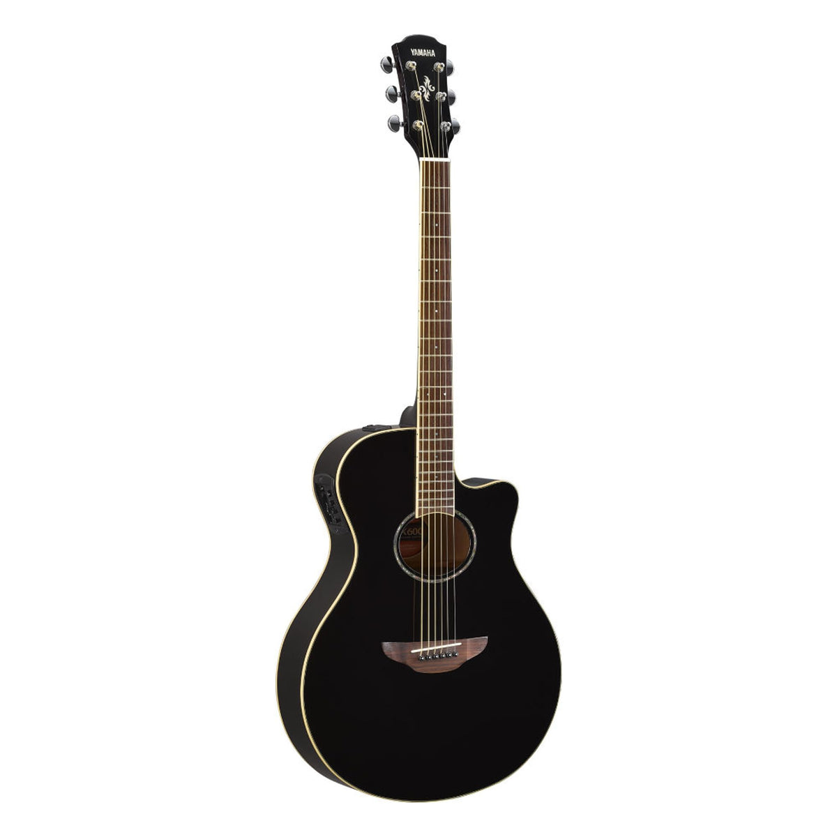 Black Thin Body Acoustic-Electric Guitar I245