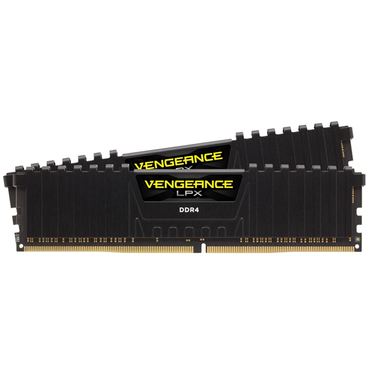 Black DDR4 RAM 16GB (2x8GB) 3200MHz Desktop Memory X2487
