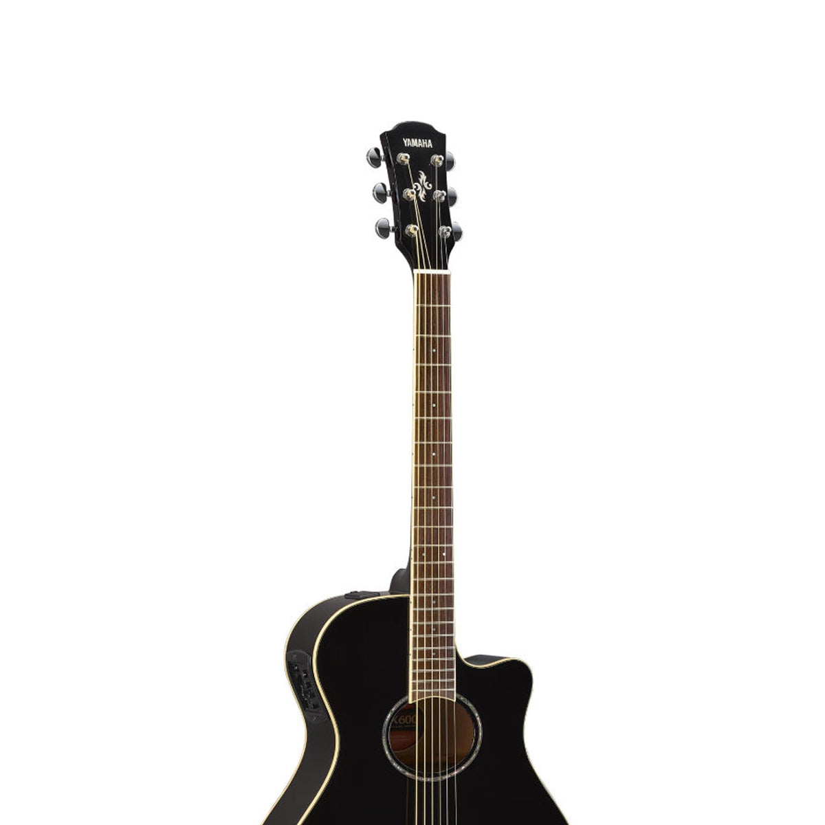 Black Thin Body Acoustic-Electric Guitar I245