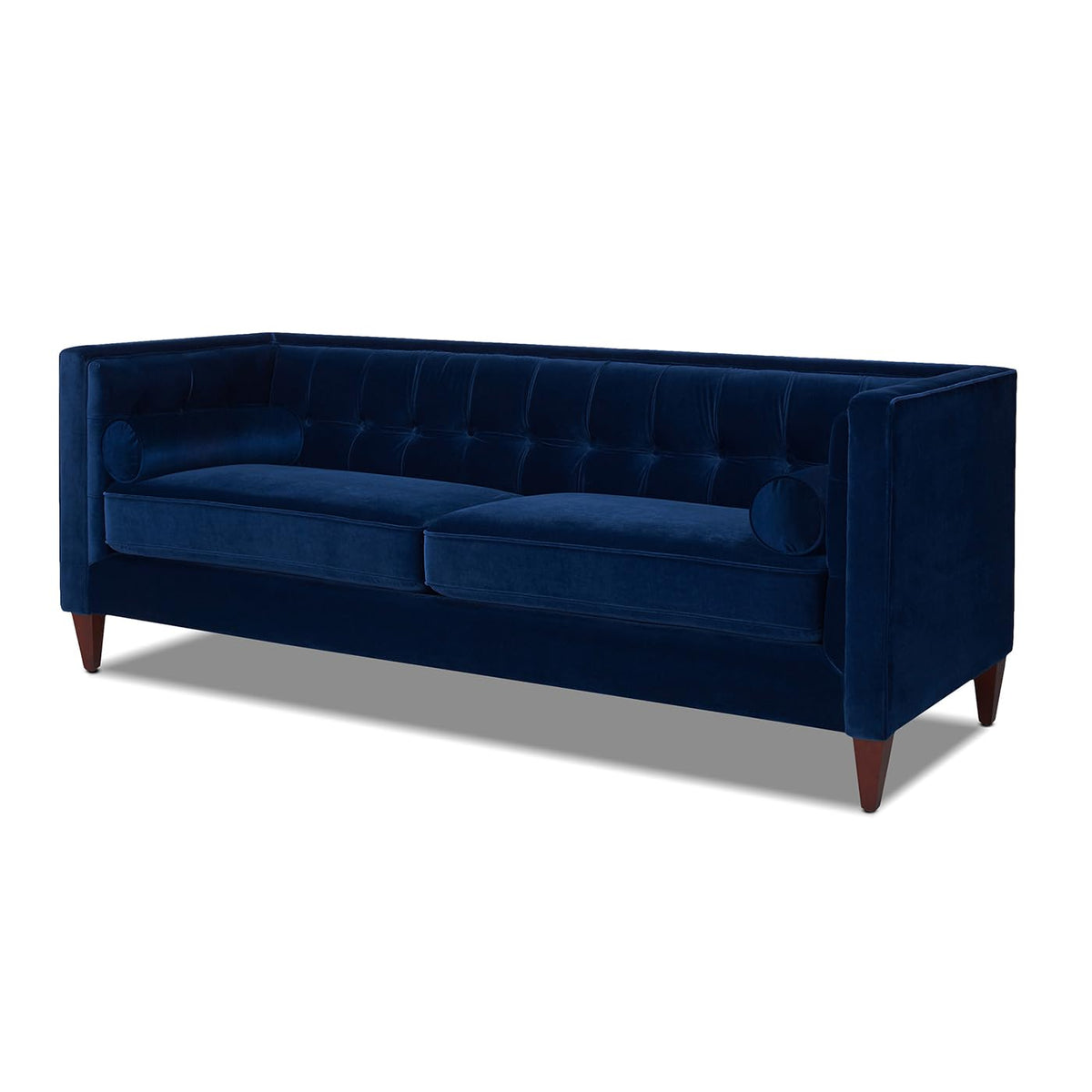 Navy Blue Velvet Tufted Sofa G113