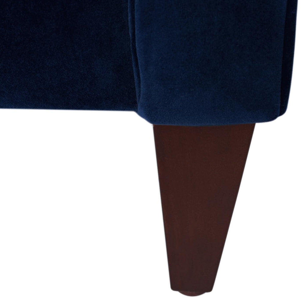 Navy Blue Velvet Tufted Sofa G113