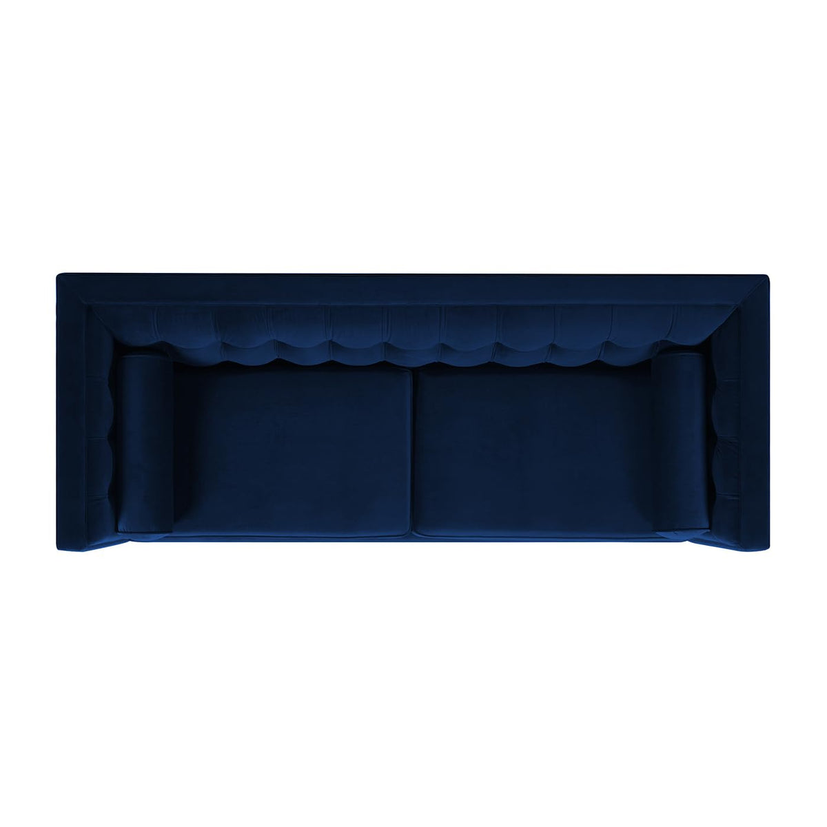 Navy Blue Velvet Tufted Sofa G113