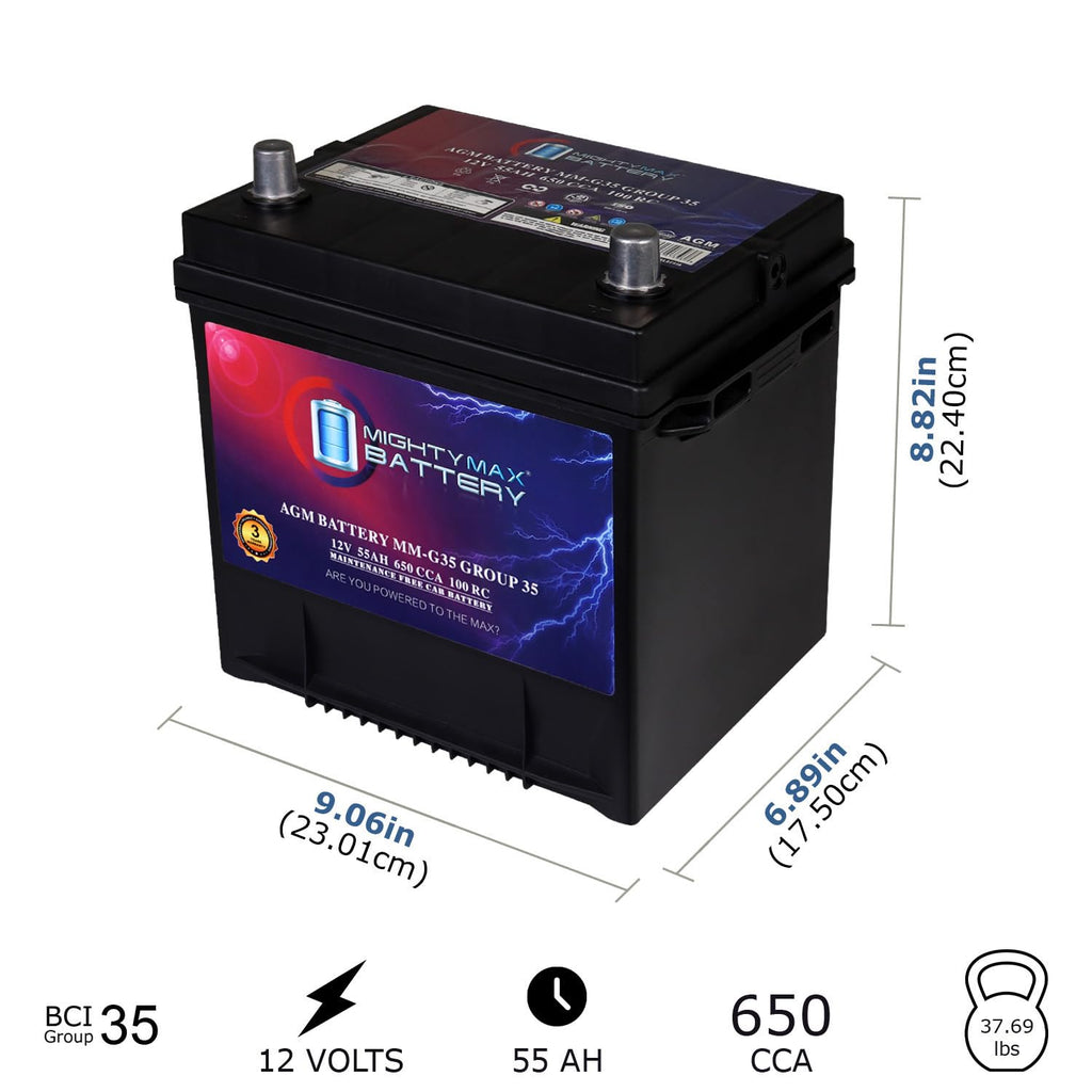 12V 55Ah AGM Replacement Battery O133772