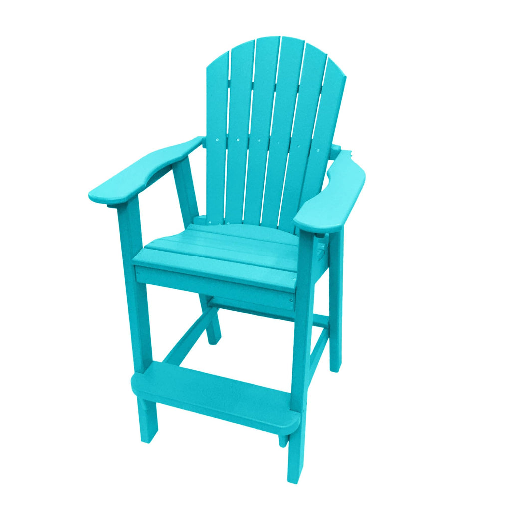 Teal HDPE Adirondack Chair J85082