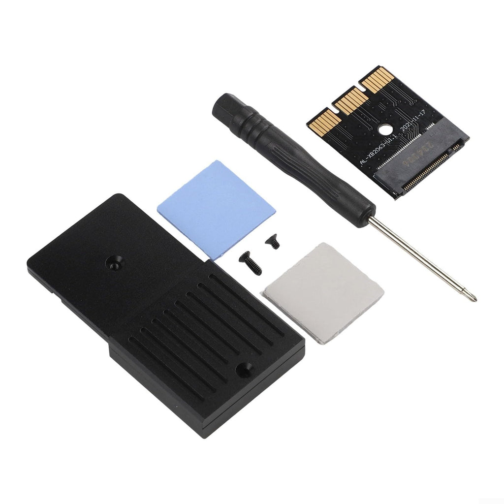 External Hard Drive Enclosure PCIE4.0 NVME 2230 SSD Aluminum Alloy Black Y24073
