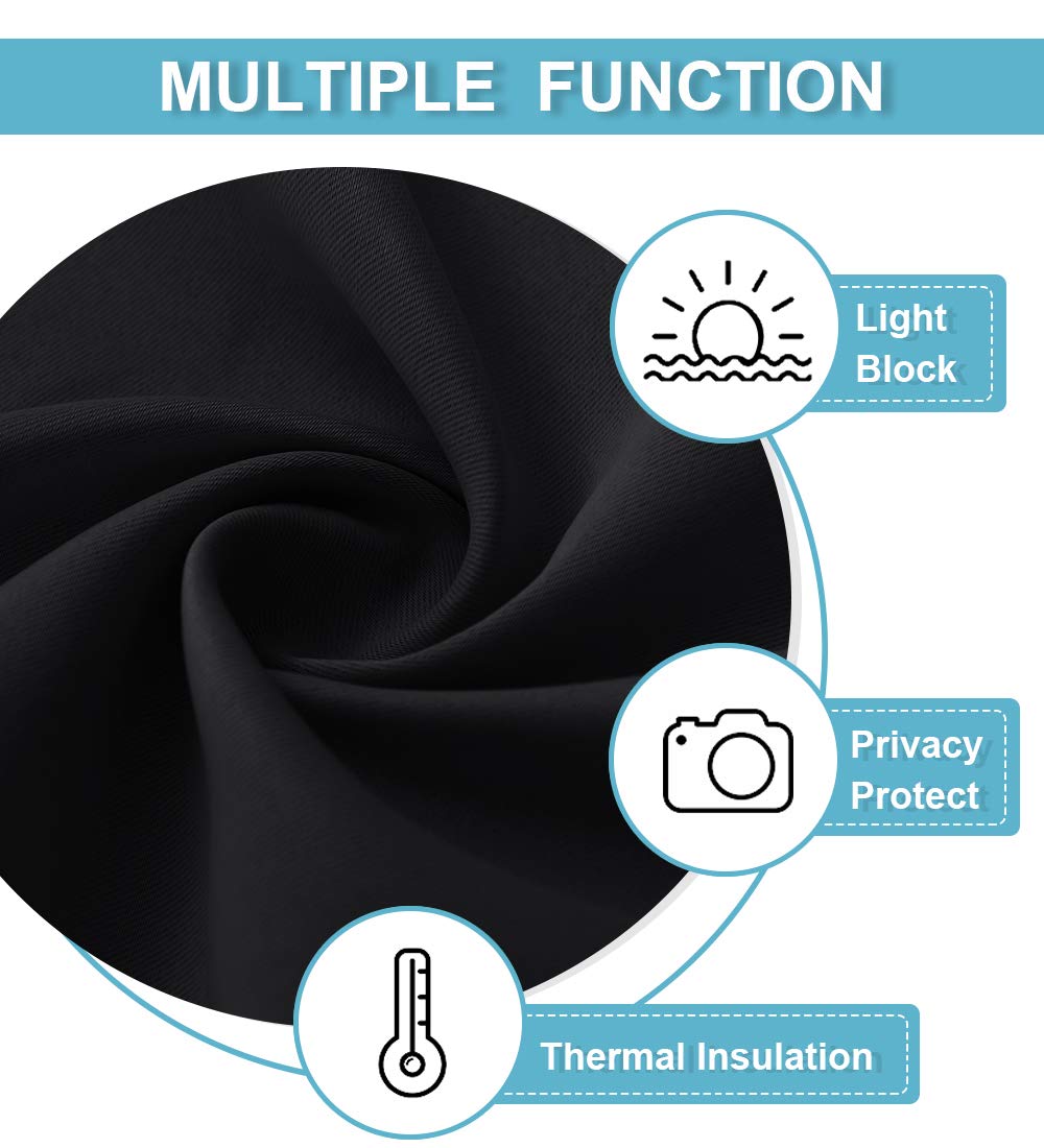 Blackout French Door Curtain 1 Panel X36083