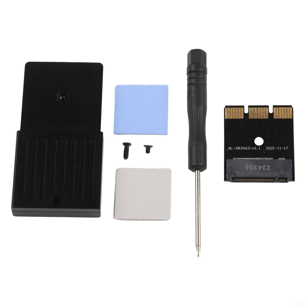 External Hard Drive Enclosure PCIE4.0 NVME 2230 SSD Aluminum Alloy Black Y24073