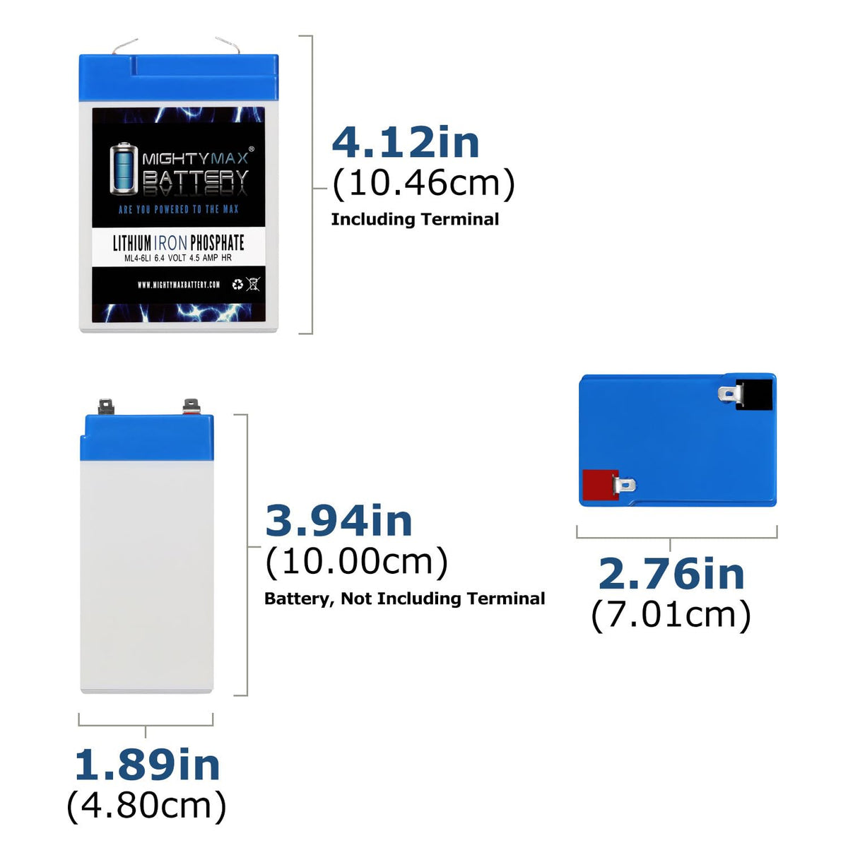 6V 4.5AH Lithium Replacement Battery O94987