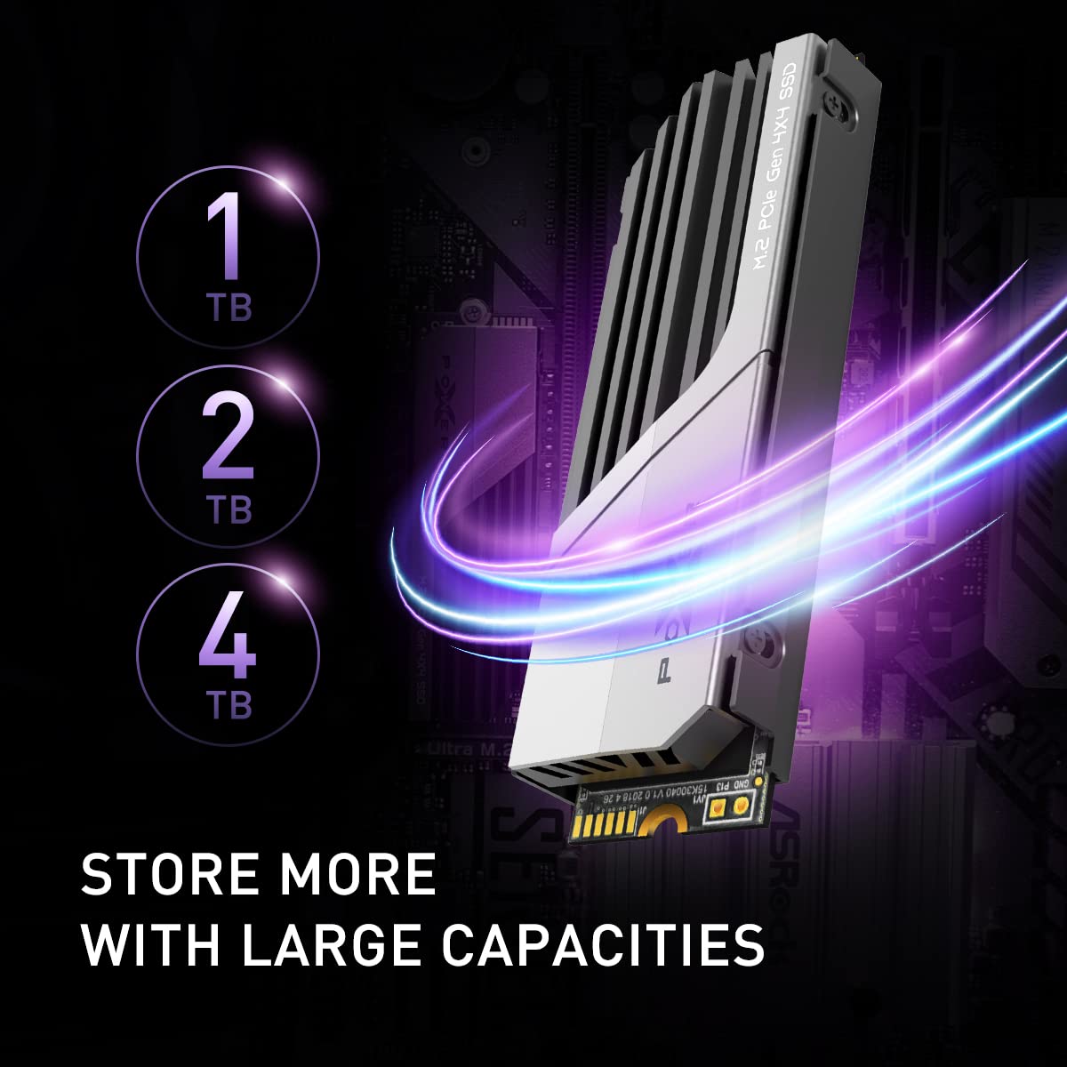 4TB PCIe Gen4 M.2 2280 SSD with PS5 Heatsink J886