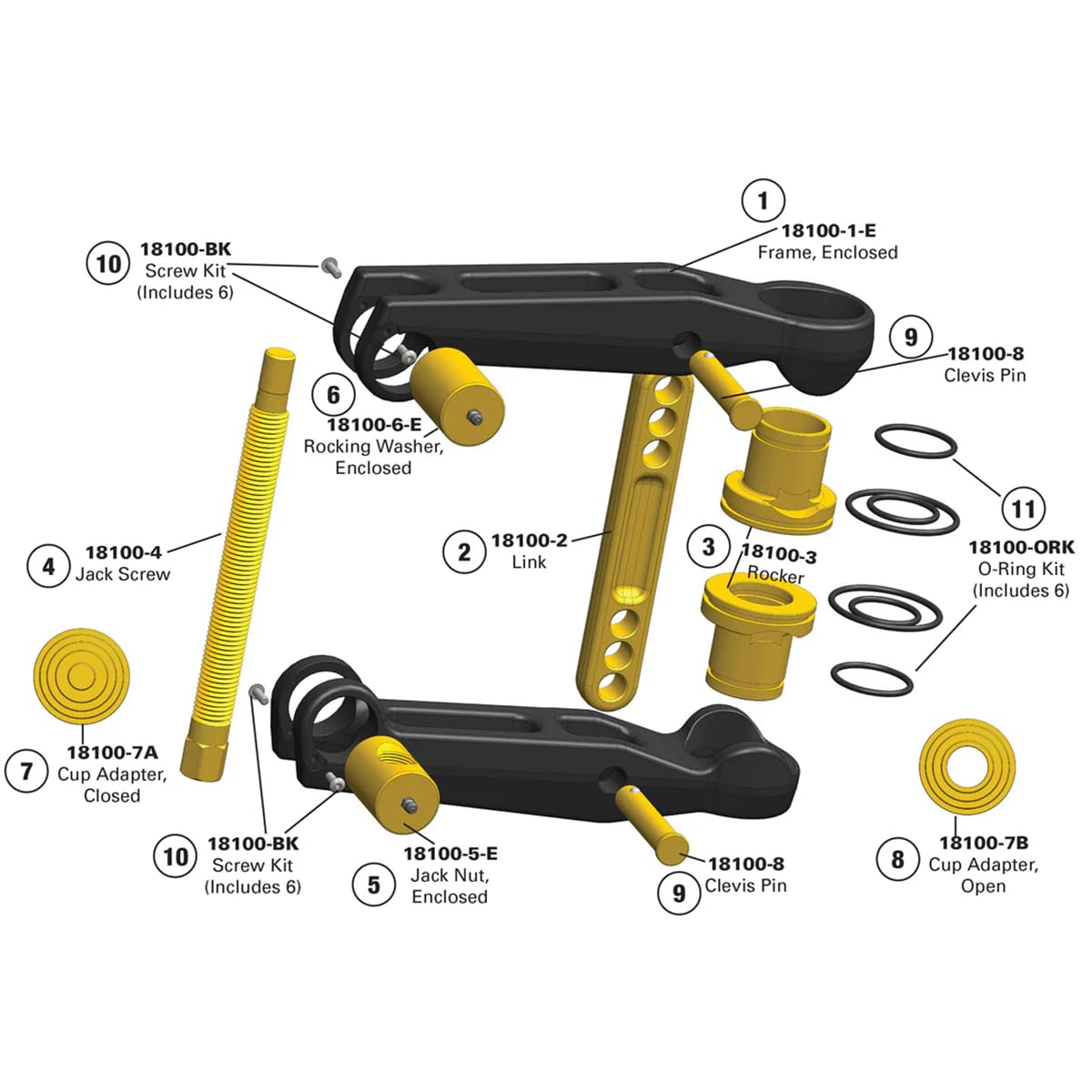 Ball Joint Press Master Kit with Cups Z475