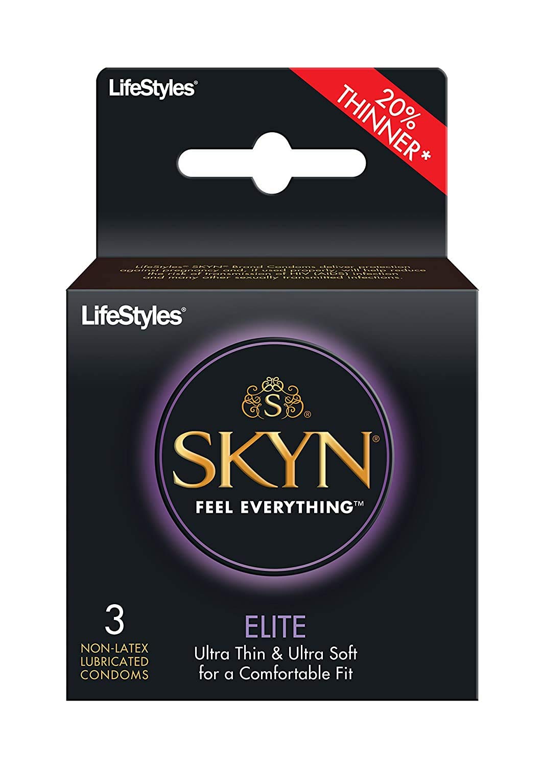 Non-Latex Lubricated Condoms 3 Pack Y28936