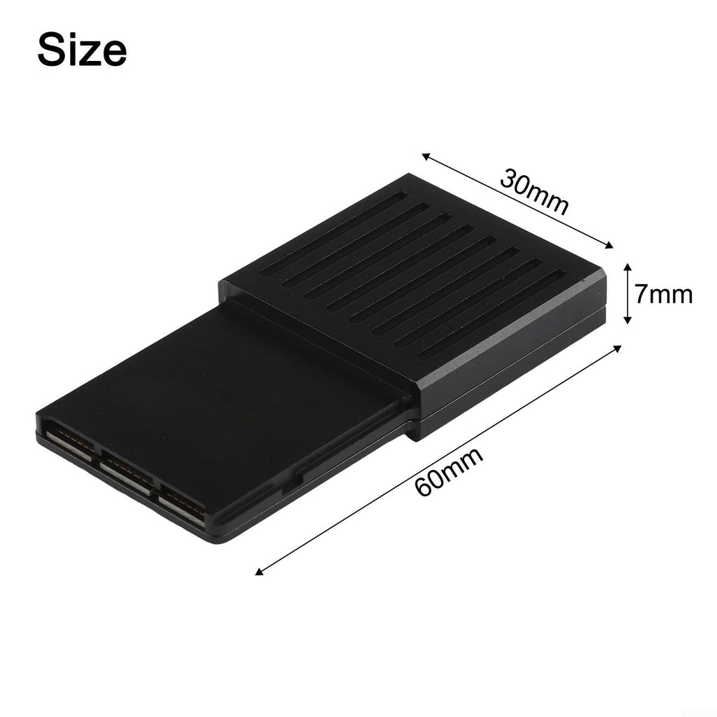 External Hard Drive Enclosure PCIE4.0 NVME 2230 SSD Aluminum Alloy Black Y24073