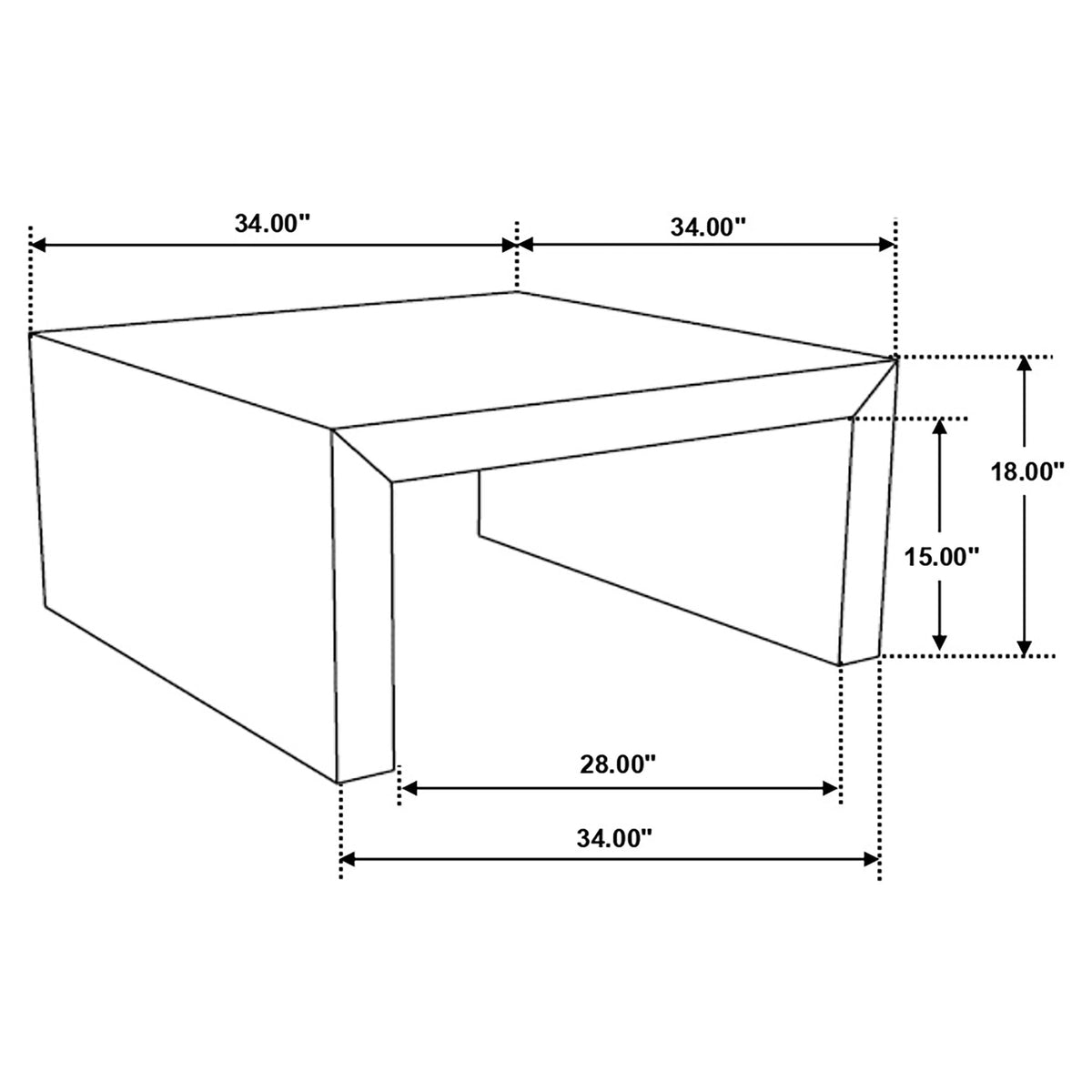 Solid Wood Coffee Table C7020