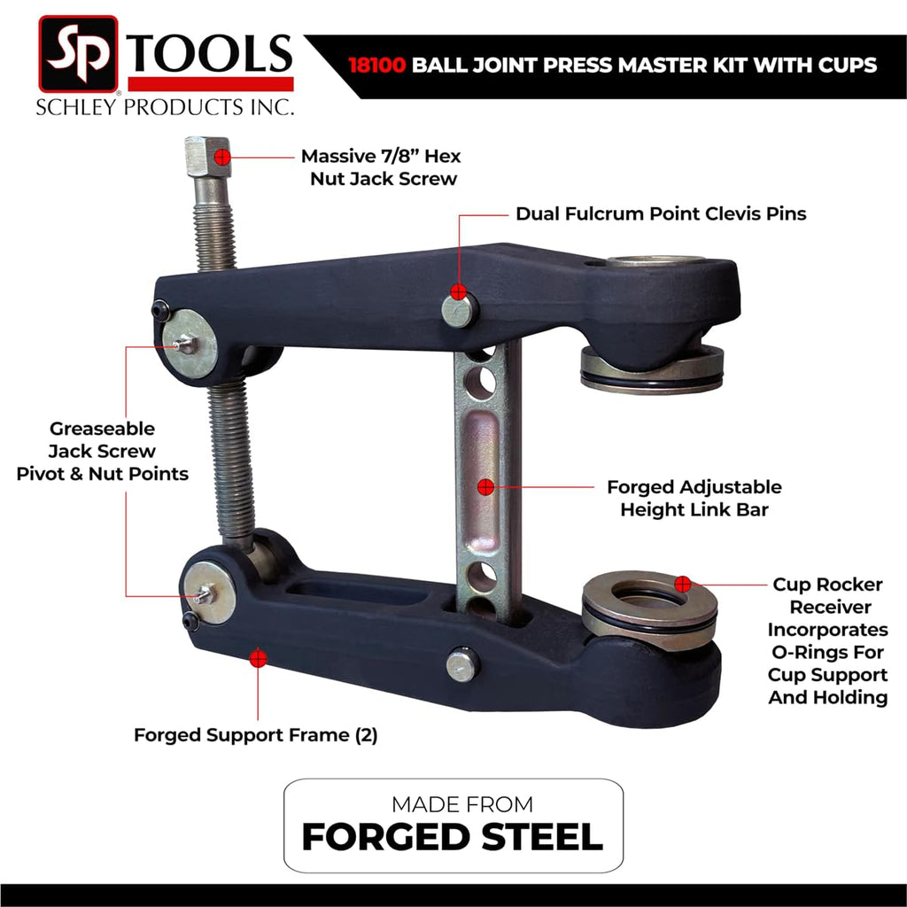 Ball Joint Press Master Kit with Cups Z475