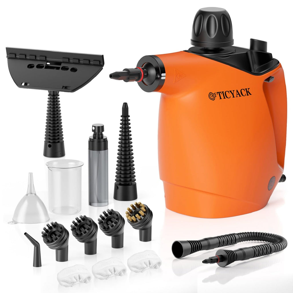 Handheld Steam Cleaner 500ML 16 PCS Orange M362998