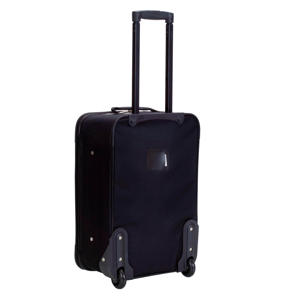 Expandable Softside Upright Luggage Set, Black, 2-Piece (14/19) M26889