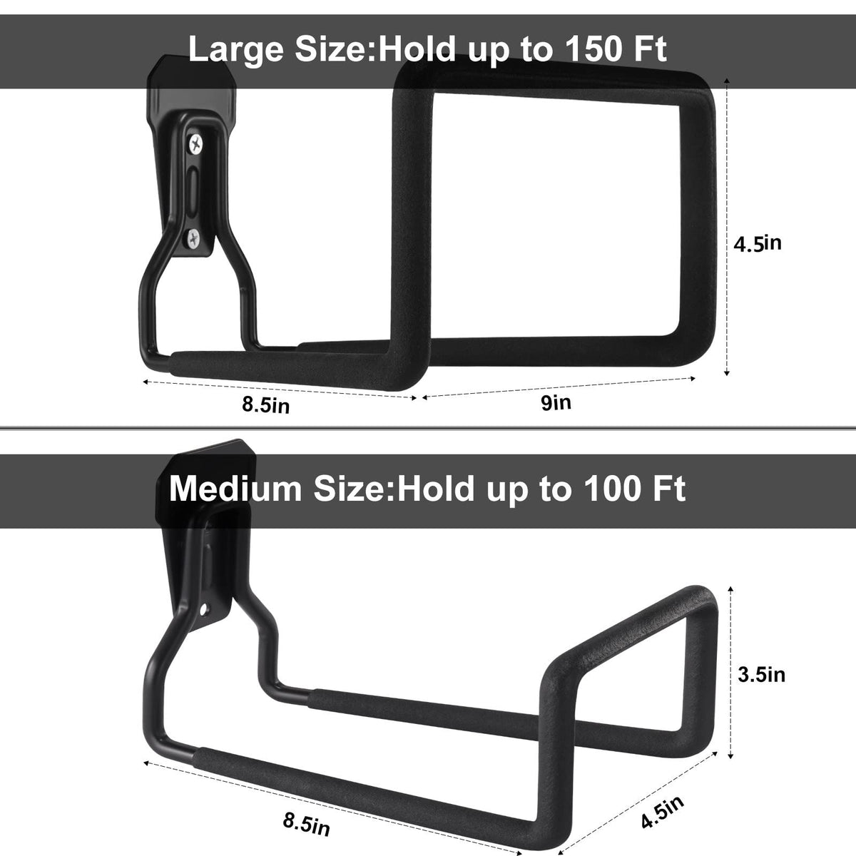 Heavy Duty Metal Hose Holder Wall Mount Z914501