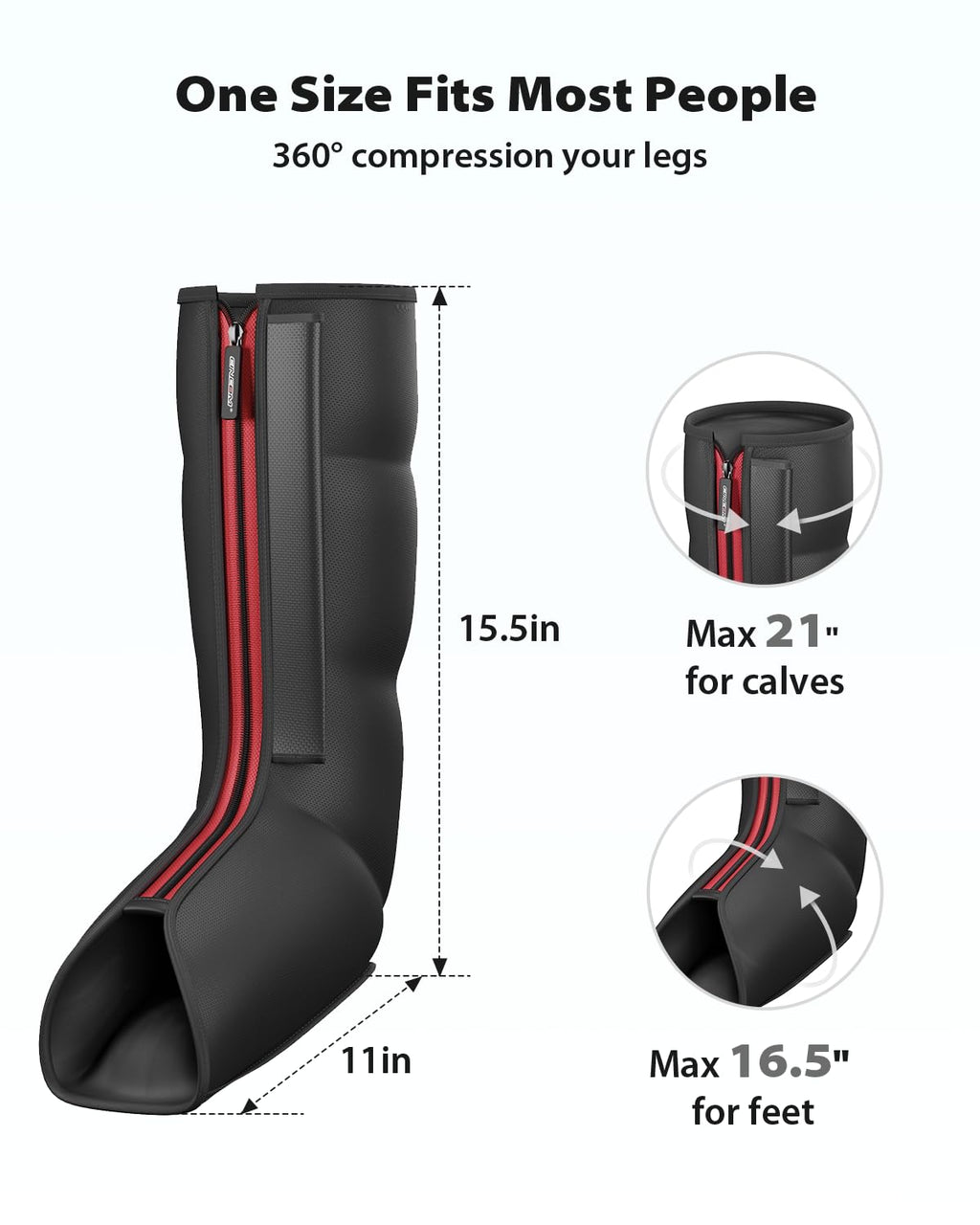 Leg Massager with Heat and Compression W487539