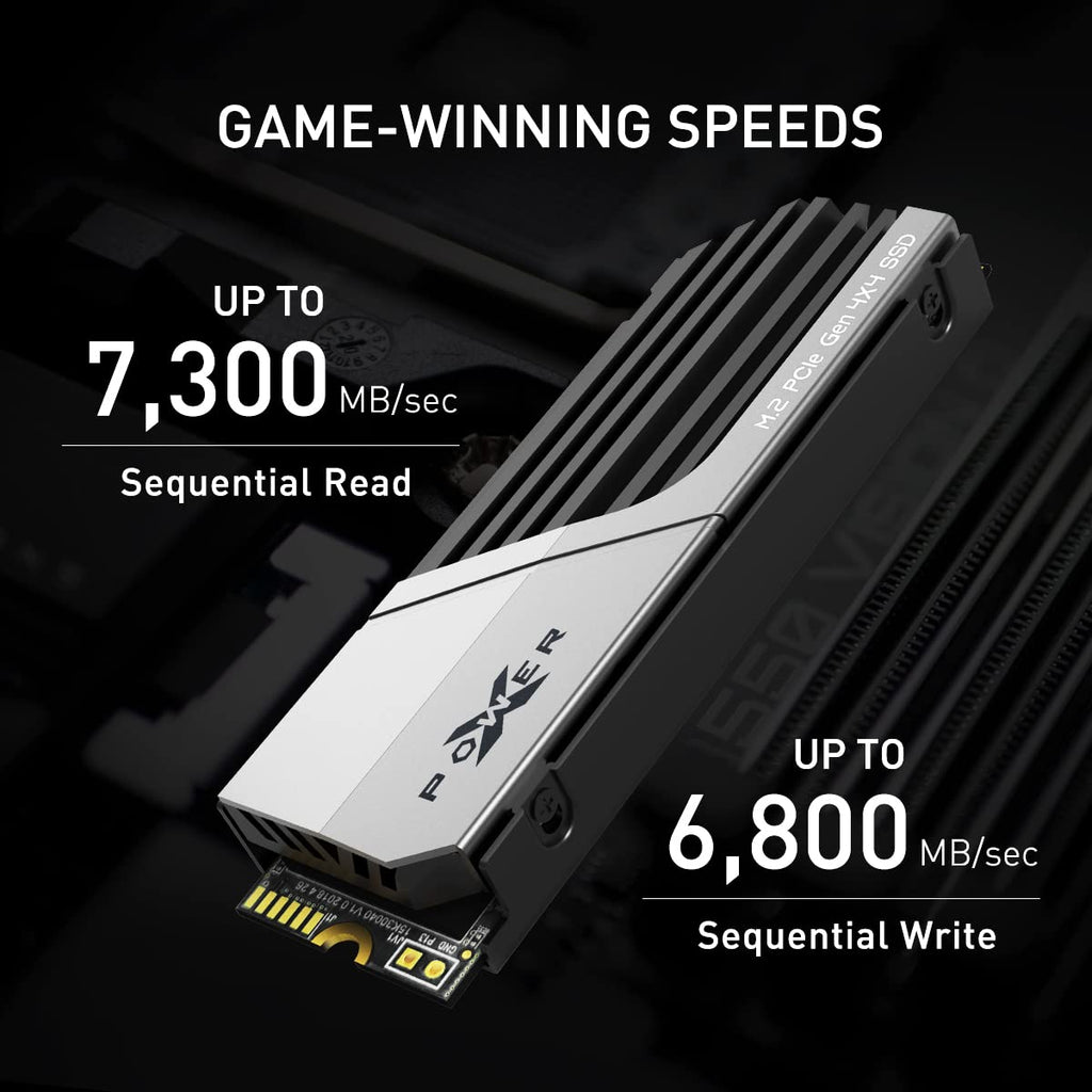 4TB PCIe Gen4 M.2 2280 SSD with PS5 Heatsink J886