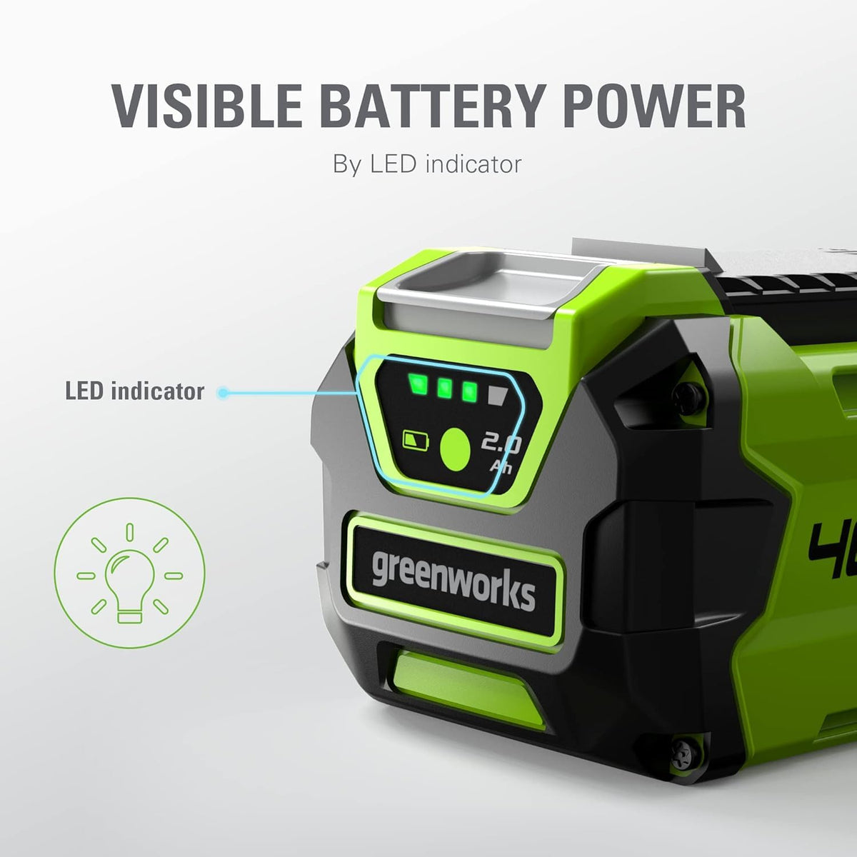 40V 2.0Ah Lithium-Ion Battery and Dual Port Rapid Charger Starter Kit E756024
