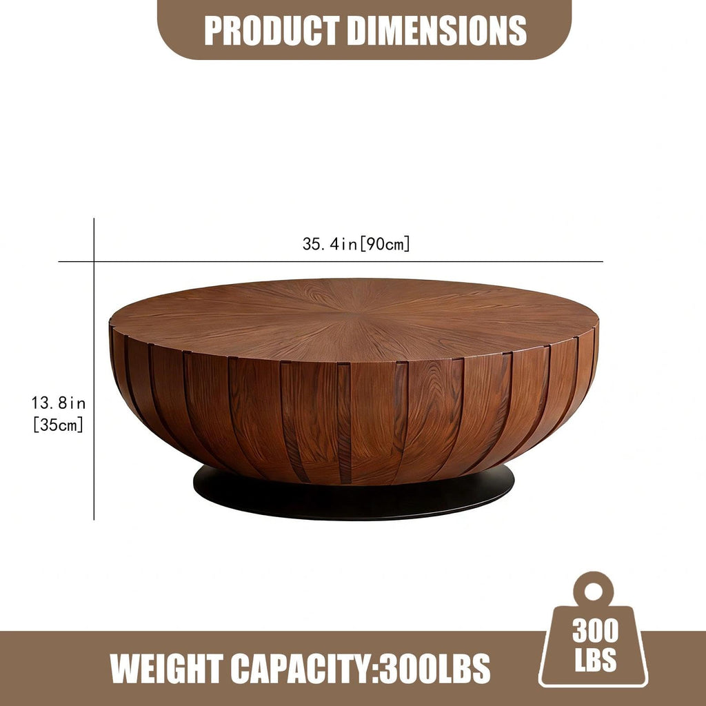 Mid-Century Round Coffee Table S524