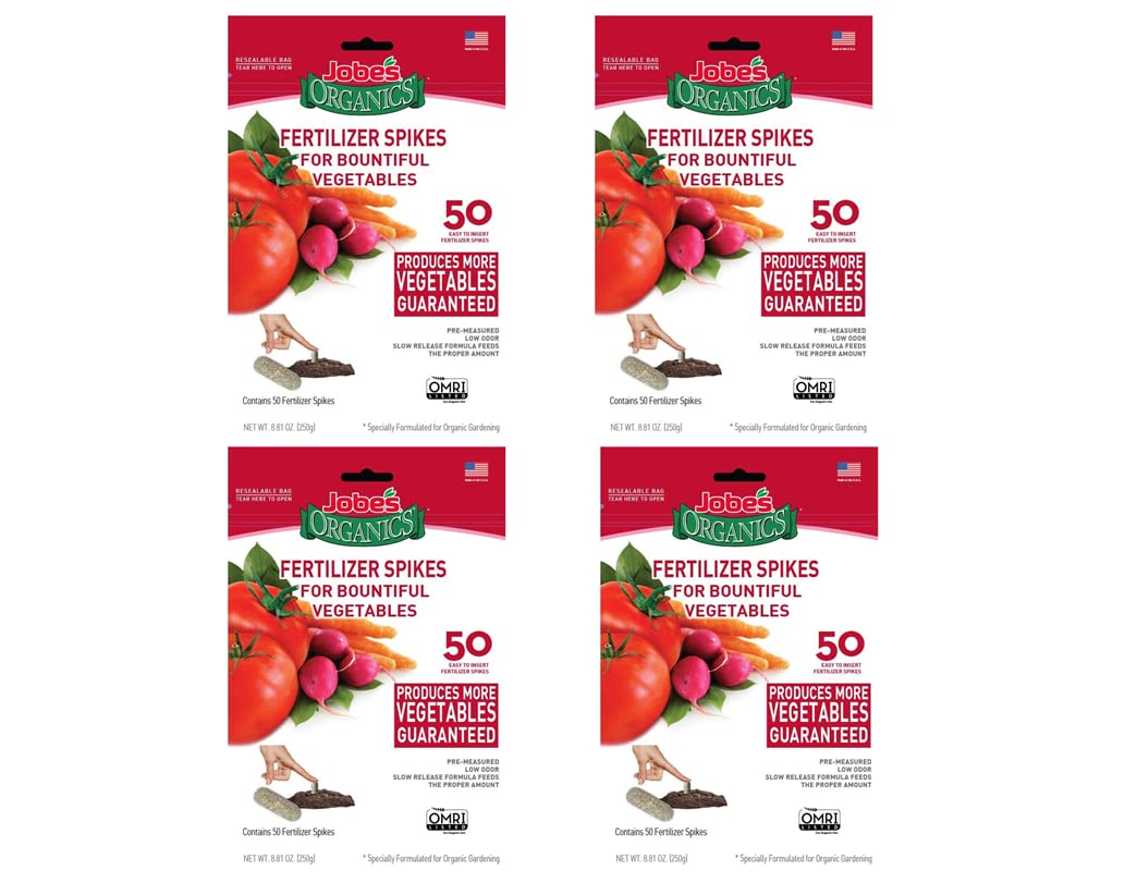 Organic Vegetable & Tomato Fertilizer Spikes, 50 Spikes G280