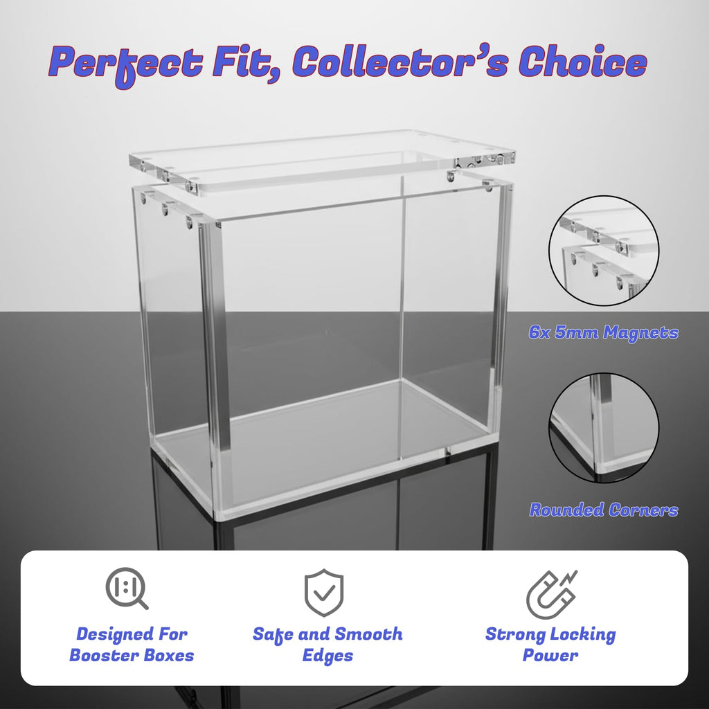 Clear Acrylic Booster Box Case with Magnetic Lid D433934