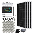 400W 12V Monocrystalline Solar Panel Kit with 30A PWM Charge Controller S517