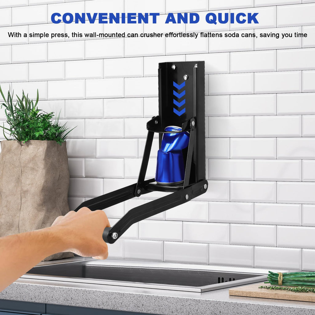 Stainless Steel Black Can Crusher Q262895