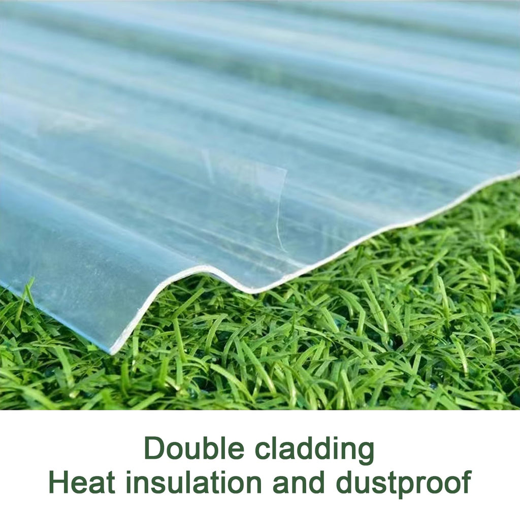 Corrugated Fiberglass Roofing Panels 8 pcs 35x63in A663