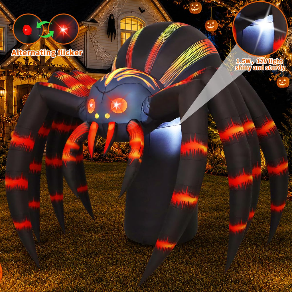 7FT Halloween Inflatables Yard Decor with LEDs X4309