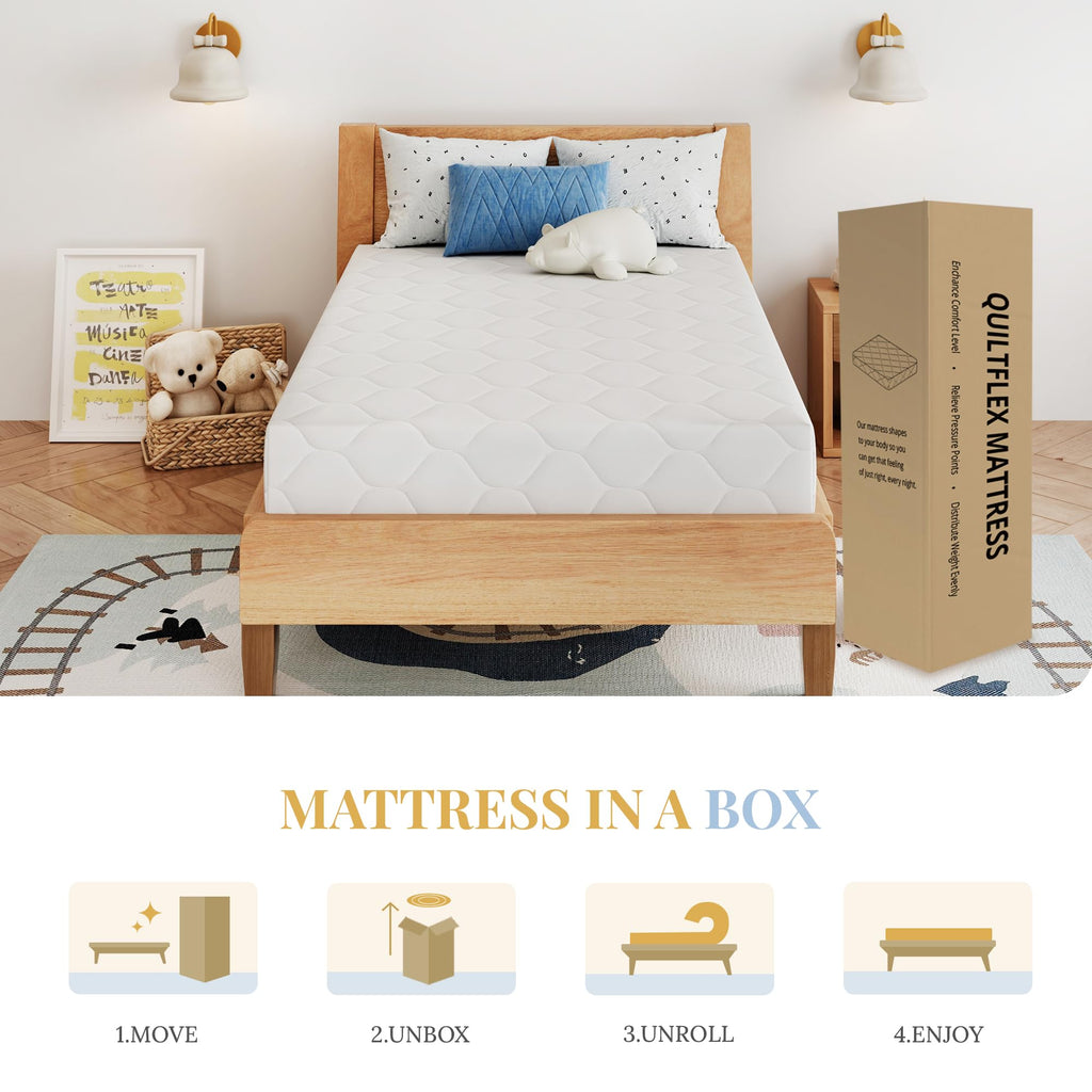 5 Inch Twin Size Memory Foam Mattress N575