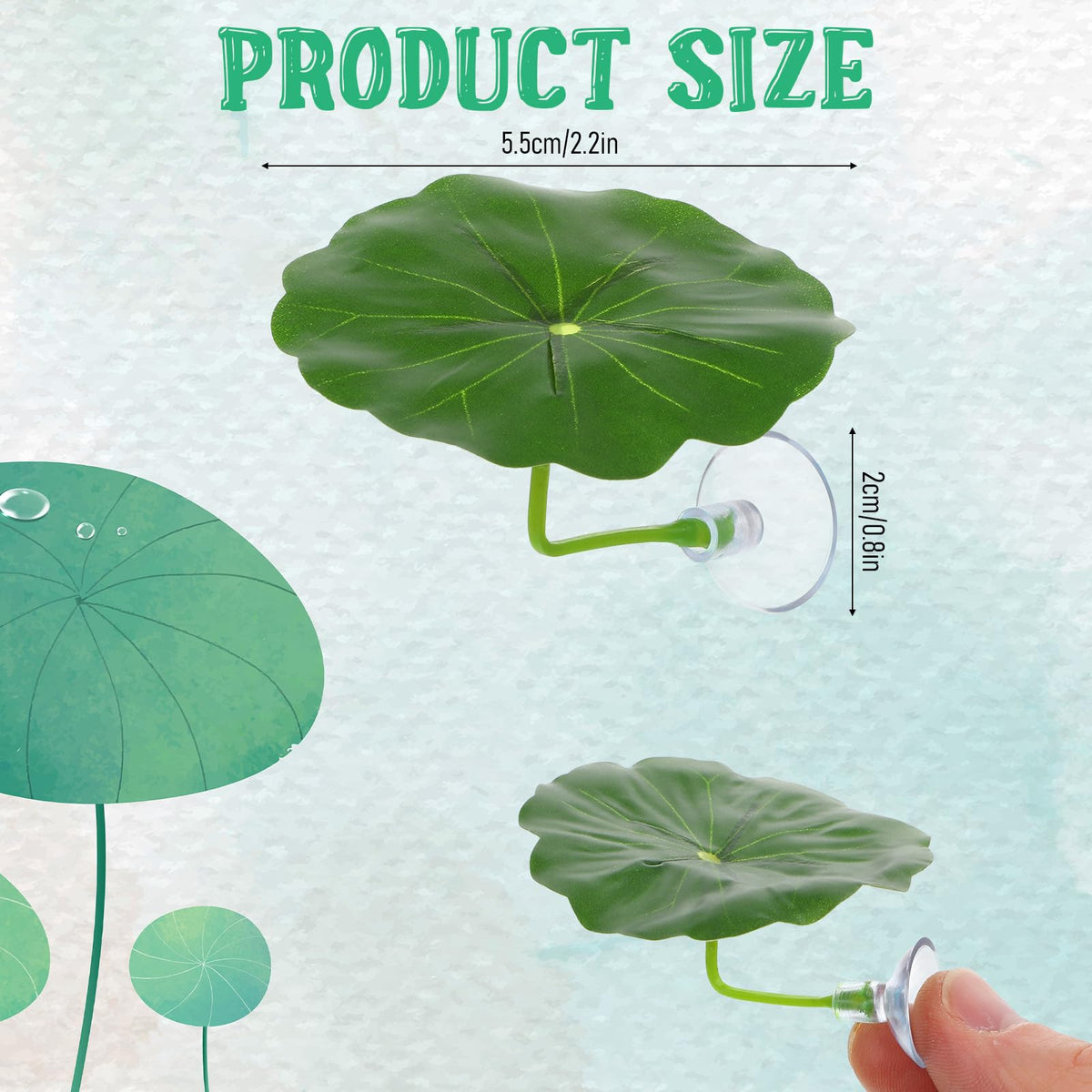 Betta Fish Leaf Hammock Suction Cup Aquarium Decor G9021