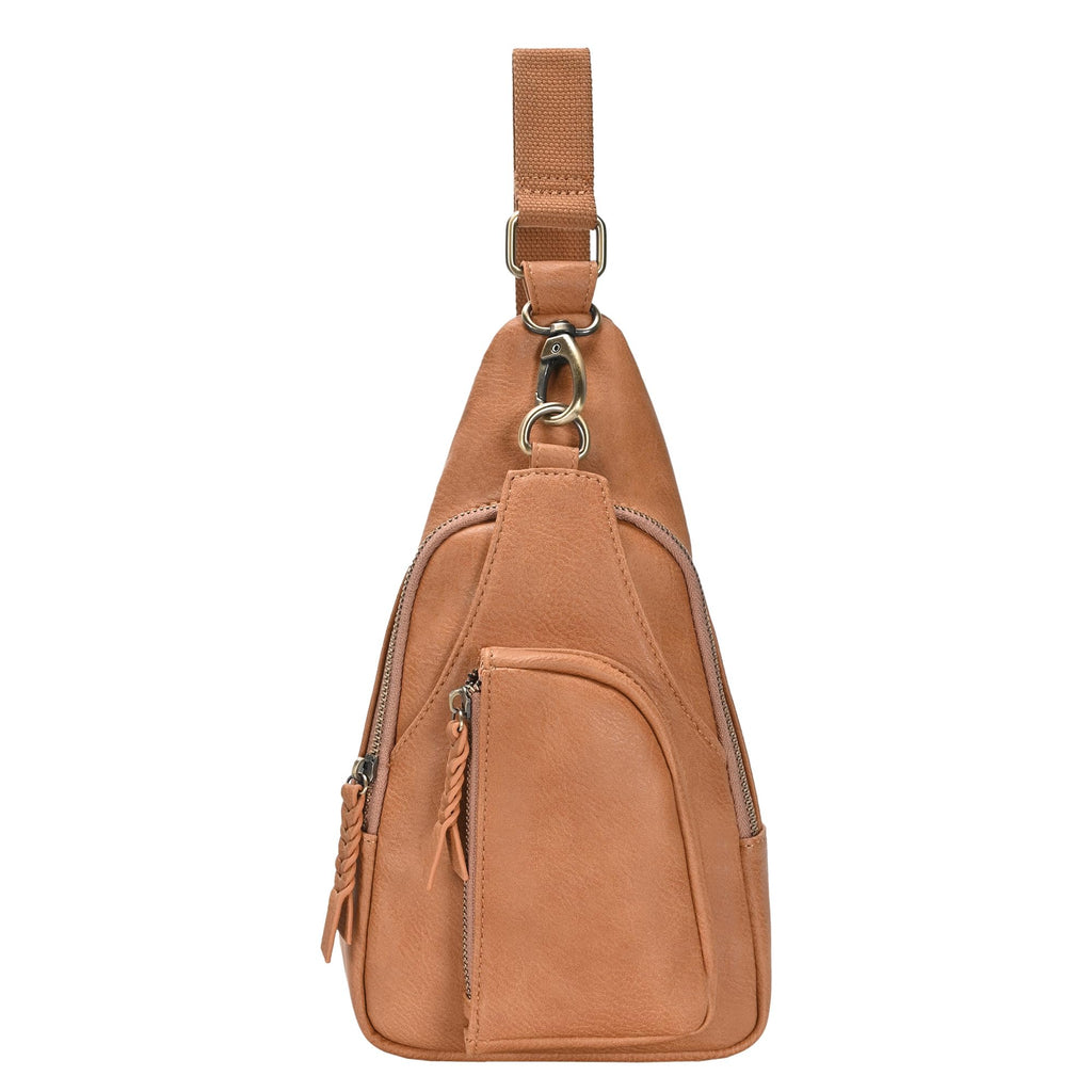 Vegan Leather Crossbody Bag F41493
