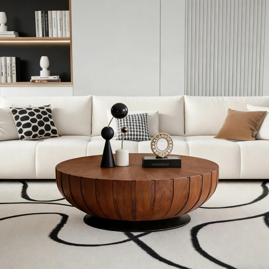 Mid-Century Round Coffee Table S524