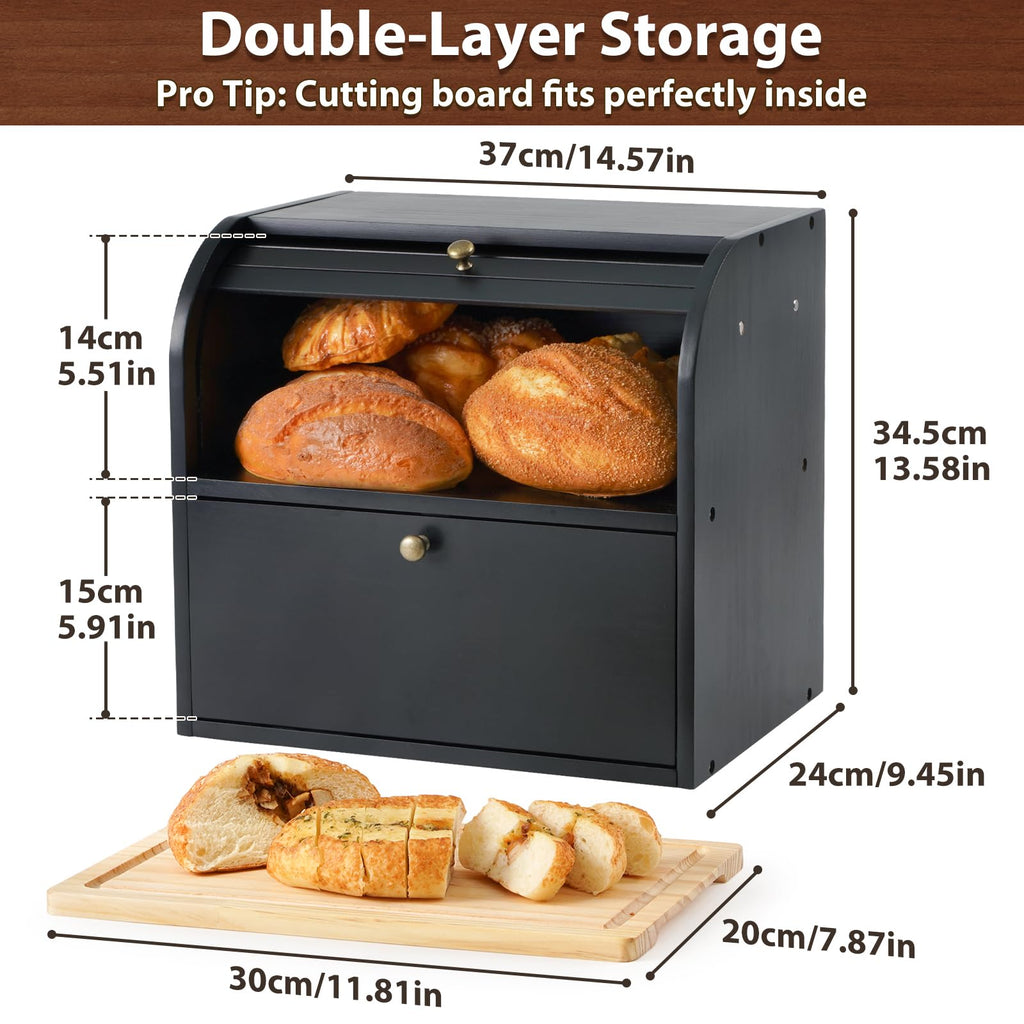 Wooden Bread Box K19893