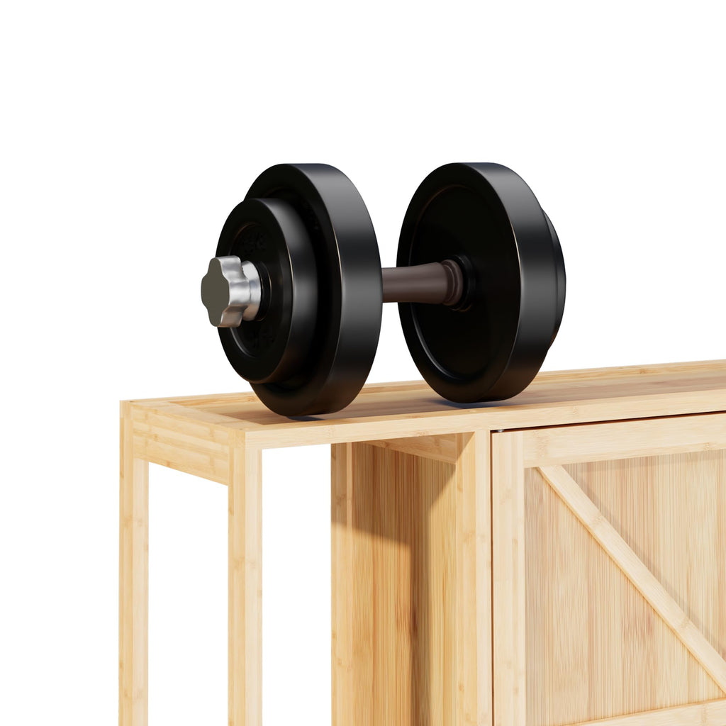 Bamboo Over-the-Toilet Storage Cabinet with Shelves Q892669