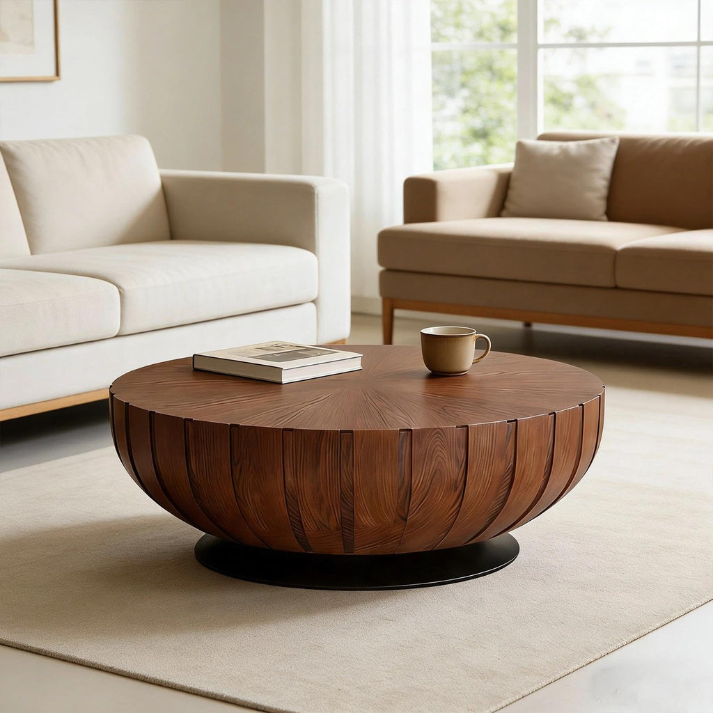 Mid-Century Round Coffee Table S524