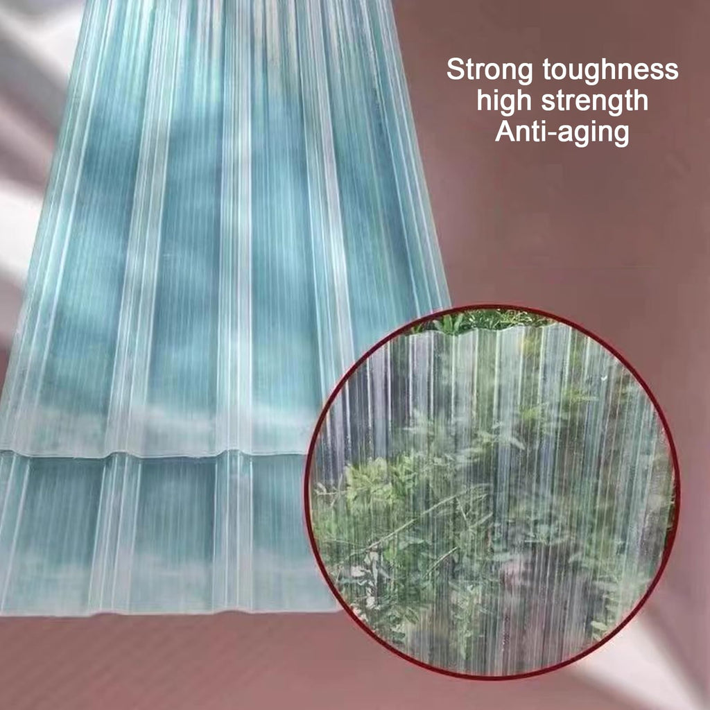 Corrugated Fiberglass Roofing Panels 8 pcs 35x63in A663