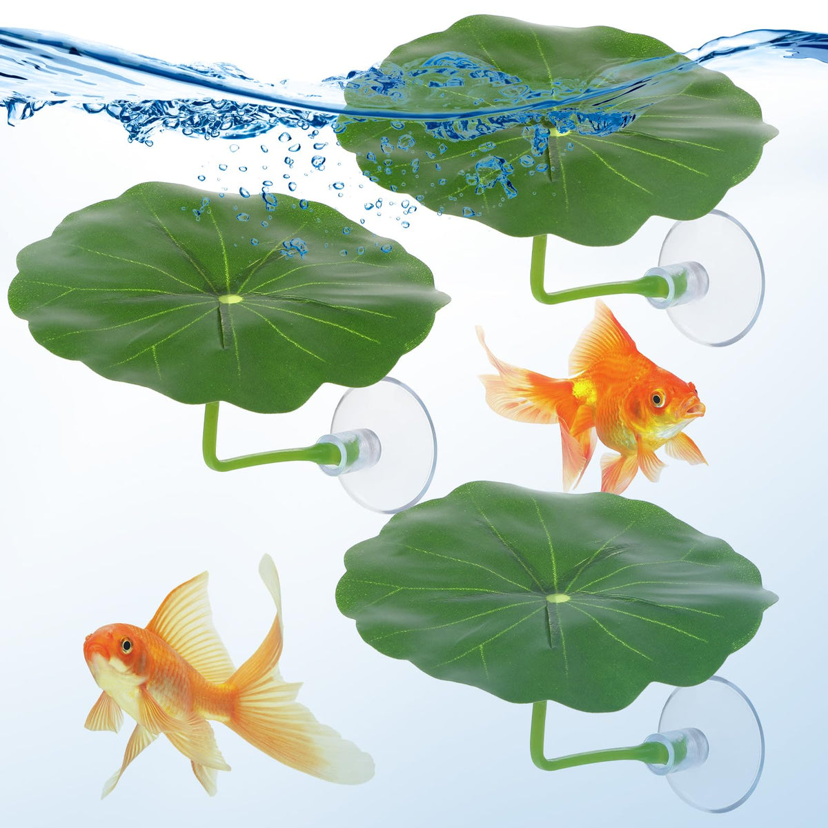 Betta Fish Leaf Hammock Suction Cup Aquarium Decor G9021