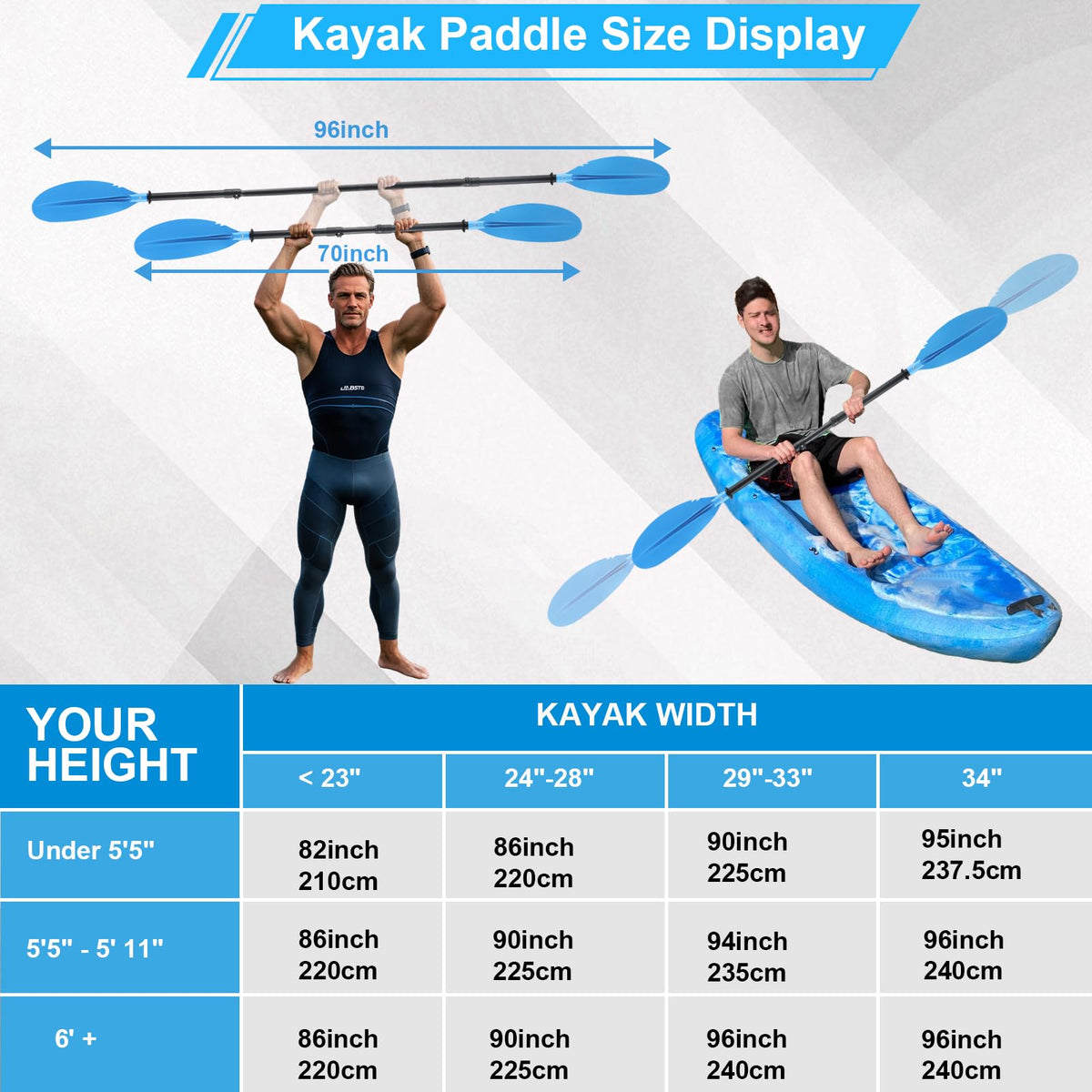 Telescopic Kayak Paddle I353