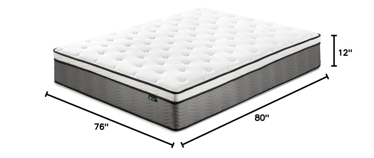 12 Inch King Size Hybrid Mattress Y4379