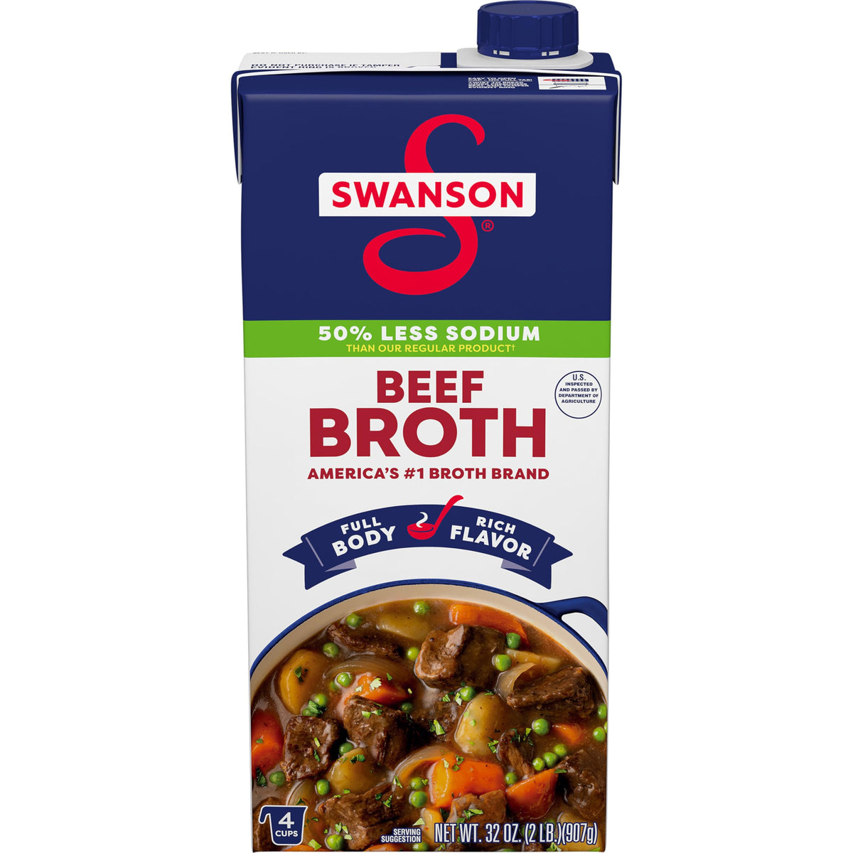 Lower Sodium Beef Broth 32 oz E80926
