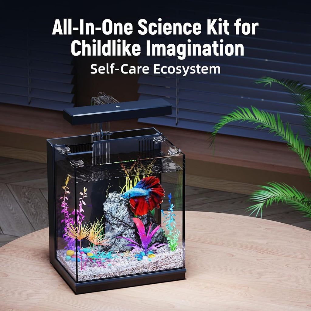 2 Gallon All-in-One Aquarium Kit with Filtration & LED Light Z9149