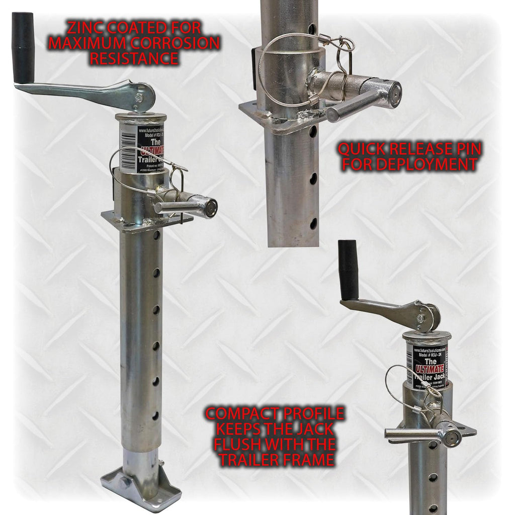 2000lb Tongue Jack for Boat, RV & Utility Trailers Y105